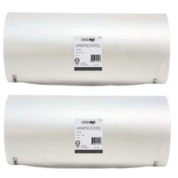 Image for School Smart Laminating Film Roll, 18 Inches x 500 Feet, 1.5 mil Thick, High Gloss, Pack of 2 from School Specialty