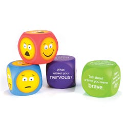 Image for Learning Resources Emoji Cubes, Set of 4 from School Specialty