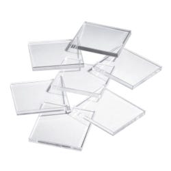 Image for United Scientific Glass Scratch Plates - 2 x 2 x 0.25 inches - Pack of 10 from School Specialty