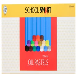 Image for School Smart Oil Pastels, Assorted Colors, Set of 16 from School Specialty