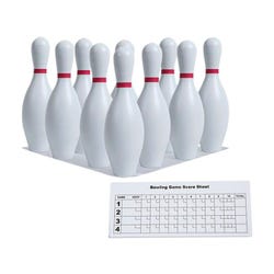 Image for Champion Sports Non-Weighted Bowling Pins, Plastic, Set of 10 from School Specialty