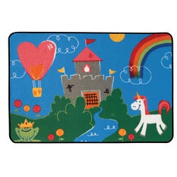Carpets for Kids KID$Value Fantasy Fun Rug, 3 Feet x 4 Feet 6 Inches, Rectangle, Multicolored, Item Number 1457503