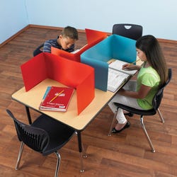 Image for Porta-Screen Carrel for Use with Tabletop, Colors May Vary from School Specialty