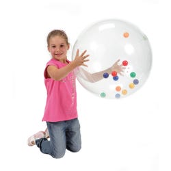 Gymnic Visualizer Ball, 19-1/2 Inches, Transparent Item Number 1005659