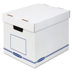 Bankers Box Storage Box, X-Large, 12 x 15 x 10 In, Pack of 12, Item Number 1576517