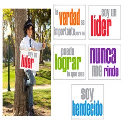 Image for Inspired Minds Encouragement Booster Spanish Posters, 11 x 17 Inches, Set of 5 from School Specialty