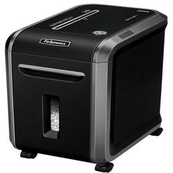Image for Fellowes Powershred 99Ms 14-Sheet Micro-Cut Shredder, 11-7/16 x 17-5/16 x 25-3/16 in, 9 gal, Black and Silver from School Specialty