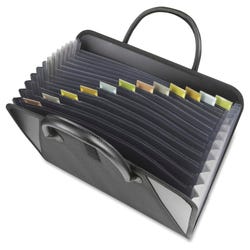 Image for C-Line Expanding File with Handles, Letter Size, 13 Pockets, Black from School Specialty