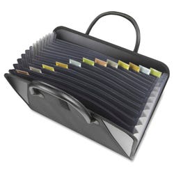 Image for C-Line Expanding File with Handles, Letter Size, 13 Pockets, Black from School Specialty