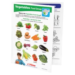 Image for Sportime Vegetables Food Group Visual Learning Guide, 4 Pages, Grades 1 to 4 from School Specialty