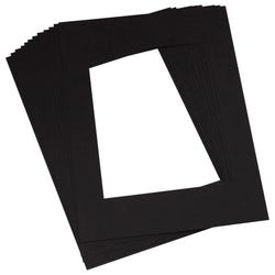 Image for Pacon Pre-Cut Mat Frames, 9 x 12 Inches, Black, Pack of 12 from School Specialty