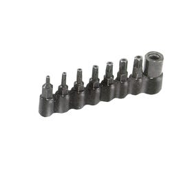 Image for Lisle Tamperproof Torx Bit Set with 1/4 in Drive Bit Holder, Set of 7 from School Specialty