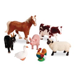 Learning Resources Jumbo Farm Animals, Set of 7 Item Number 1297070