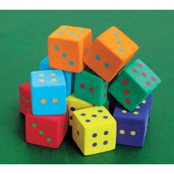 Image for Sportime UltraFoam Dice, Set of 12 from School Specialty