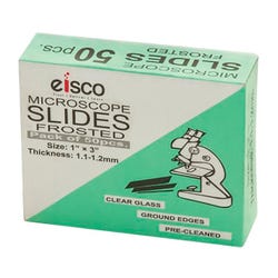 Image for Eisco Labs Microscope Slides, Frosted Glass, Pack of 72 from School Specialty