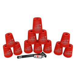 Image for Speed Stacks Cups, Really Red, Set of 12 from School Specialty