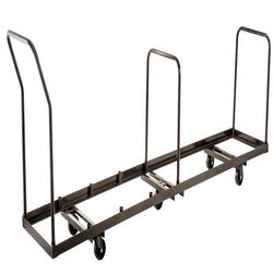 Image for NPS Standard 50 Chair Capacity Caddy, Brown Powder Coated Steel, 5 Wheel from School Specialty