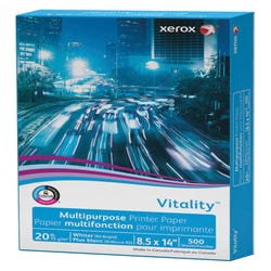 Image for Xerox Vitality Copy Paper, 8-1/2 x 14 Inches, 20 lb, White, 500 Sheets from School Specialty
