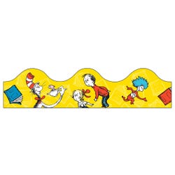 Image for Eureka Dr. Seuss Cat in the Hat Décor Trim, 12 Strips from School Specialty