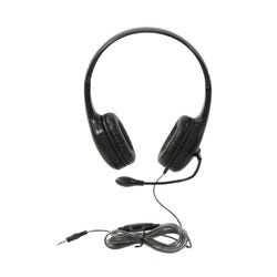 Image for Califone KH-08GT BK On-Ear Headset with Gooseneck Microphone, 3.5mm, Black from School Specialty
