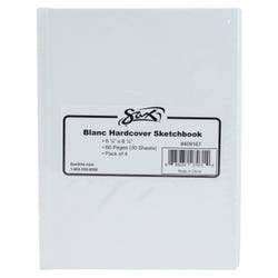 Image for Sax Blanc Books Hardcover Sketchbook, 6-1/4 x 8-1/4 Inches, 60 Sheets Each, Pack of 4 from School Specialty