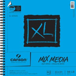 Image for Canson XL Mixed Media Paper Pad, 98 lb, 11 x 14 Inches, 60 Sheets from School Specialty