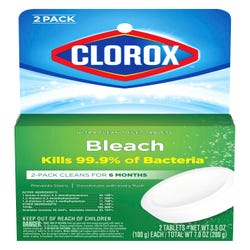 Image for Clorox Automatic Toilet Bowl Cleaner, 3.5 oz, White, 2 Per Pack from School Specialty