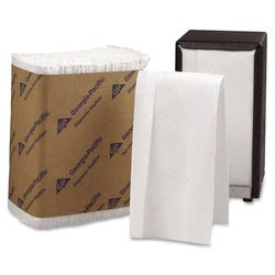 Image for Georgia Pacific HyNap Small Tall Fold Dispenser Napkin, 1-Ply, Paper, White, Pack of 40 from School Specialty