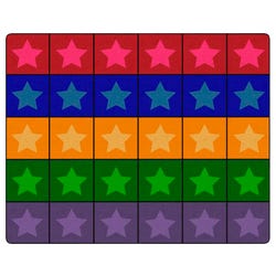 Image for Childcraft Everyone's A Star Carpet, 10 Feet 6 Inches x 13 Feet 2 Inches, Rectangle from School Specialty