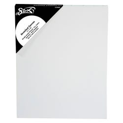 Image for Sax Quality Stretched Canvas, Double Acrylic Primed, 11 x 14 Inches, White from School Specialty