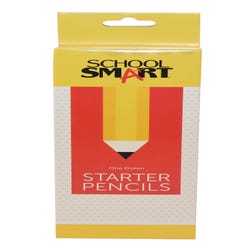Image for School Smart No 2 Starter Pencils, Hexagonal with Latex-Free Erasers, Pack of 12 from School Specialty