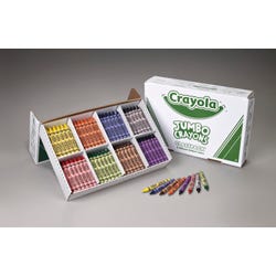 Image for Crayola Crayon Classpack, Jumbo Size, 8-Assorted Colors, Set of 200 from School Specialty