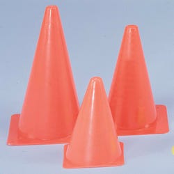 Image for Champion High Visibility Safety Cone for Traffic Regulation, 12 Inch, Poly Vinyl, Orange from School Specialty