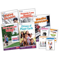 Teacher Created Materials Community & Social Awareness Book Set and Game Cards, Grade 4, Item Number 2097295