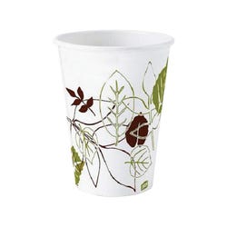 Image for Dixie Foods Pathway Design Hot Cup, 8 oz, Poly-Lined/Paper, White, Pack of 1000 from School Specialty