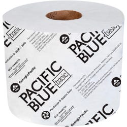 Image for Pacific Blue Basic Toilet Paper, 1000 Sheets, 2-Ply, Pack of 48 from School Specialty
