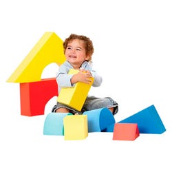 Image for Edushape Giant Geometric Shapes Foam Block Set, 32 Pieces from School Specialty