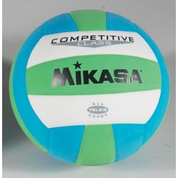 Image for Mikasa VSL215 Competitive Class Volleyball, Size 5, Green/Blue/White from School Specialty