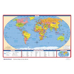 Image for Rand McNally Political United States and World Desk Map, Set of 30 from School Specialty