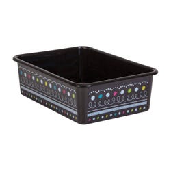 Image for Teacher Created Resources Large Plastic Storage Bin, Chalkboard Brights from School Specialty