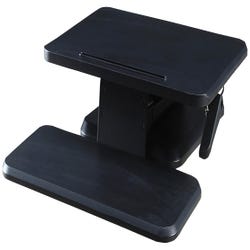 Image for Lorell Cantilever Desk Riser -- Riser, Stepless, 25-1/4"Wx17-1/4"Lx15-3/4"H, Black from School Specialty