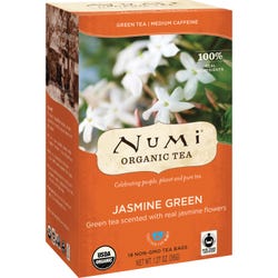 Image for Numi Jasmine Green Premium Organic Tea, Box of 18 Bags from School Specialty