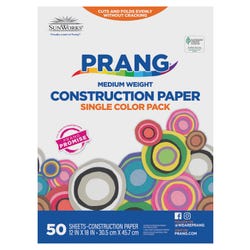 Image for Prang Medium Weight Construction Paper, 12 x 18 Inches, Black, 50 Sheets from School Specialty