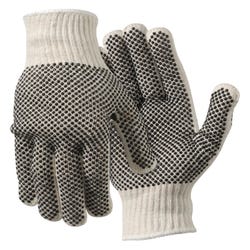 Image for MCR Safety Work Gloves, Large, Poly/Cotton, White, 1 Pair from School Specialty