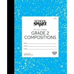 School Smart Skip-A-Line Ruled Composition Book, Grade 2, Blue, 48 Pages 085293