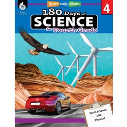 Image for Shell Education 180 Days of Science Book, Grade 4 from School Specialty