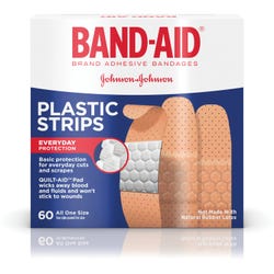 Image for Johnson & Johnson Band-Aid All-One-Size Comfort Flex Adhesive Bandage, Plastic, Pack of 60 from School Specialty
