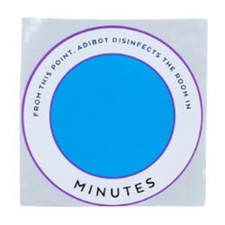 Image for Adibot Semi-permanent Adhesive Floor Stickers, Pk/25 from School Specialty