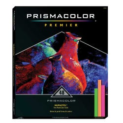 Prismacolor NuPastel Artists Pastel Sticks, Assorted Colors, Set of 48 Item Number 406501