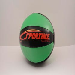 Image for Sportime Strength Medicine Ball, 9 Pounds, 9 Inches, Green and Black from School Specialty